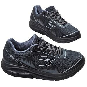 Gravity Defyer G-Defy Ion Mens 14 Black Walking Shoes TB9024MBL-M VersoShock